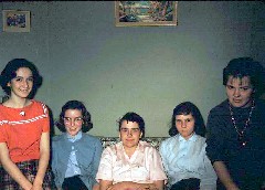 Ruth Bennet McDougal Dorrough; Carol Vient, Frances Sobolowski, Phyllis Leblanc, Elaine